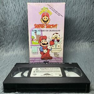 The Super Mario Bros Super Show King Mario of Cramalot VHS Tape 1989 Nintendo