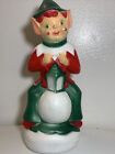 Vintage 1970 EMPIRE CHRISTMAS ELF ON A SNOWBALL BLOW MOLD 13
