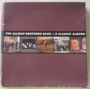 New ListingTHE ALLMAN BROTHERS BAND 5 Classic Albums 2013 5 CD Box Set Universal