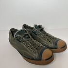 Converse Jack Purcell Army Green Textile Low Top Sneakers Uni Men 10 Women 11.5