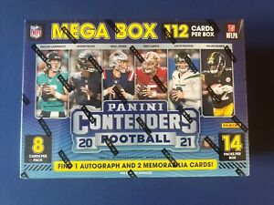 2021 Panini Contenders NFL Football Mega Box Factory Sealed