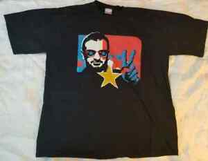 Vintage 2001 Ringo Starr &amp His New All Starr Band Tour Concert Tee-Shirt XXL