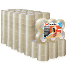 144 Rolls Carton Sealing Clear Packing Tape Box Shipping - 2 mil 2