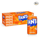 Fanta Orange Soda Fruit Flavored Soft Drink 7.5 fl oz 10 Pack