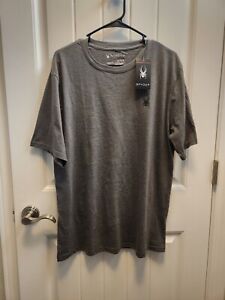 Spyder Dark Heather Gray Men's T Shirt Size XL/TG/XG