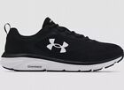Under Armour Charged Assert 9 Men's Running Shoes - Black/White, Size US 10