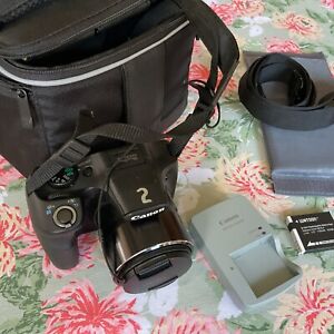 Canon PowerShot SX530 HS 50X Zoom 16MP Digital Camera *GOOD/TESTED*  With Case