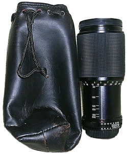 Vivitar 80-200mm 1:4.5 Auto Zoom Lens 55mm with Pouch Case