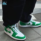 Nike Air Jordan 1 Mid Lucky Green White Black  DQ8423-301 DQ8426-301