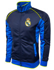 Real Madrid Full Zip Track Jacket, For Kids and Adults, Licensed Real M. Jacket