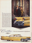 Vintage 1959 Cadillac deVille The New Measurement Of Greatness Advertisment