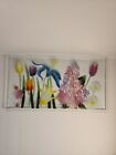Wm McGrath Fusion Art Platter Tulips, Lilies, Lilac, Daisies 15