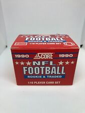 1990 SCORE NFL Football Rookie and Traded 110 Player Card Set ORIGINAL FULL SET