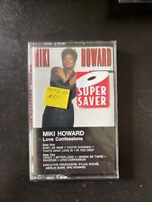 Sealed Miki Howard Love Confessions Cassette Tape 1987 (1990 Pressing)