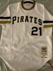 AUTHENTIC Mitchell & Ness Roberto Clemente Pittsburgh Pirates Jersey 48 USA MADE