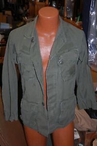 Vietnam Era US Jungle Jacket Shirt Tropical Combat Coat Small Short