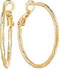 Large 14K Gold Hoop Earrings for Women Thick Gold Hoop Earrings 14K Gold Earring