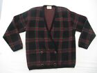 Vintage Pendleton Cardigan Sweater Mens L 100% Wool Christmas USA Winter