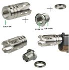 9mm Glock 1/2x28 TPI Muzzle Brake Compensator Stainless Steel With Crush Washer