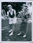 1938 Alice Marble Practices Merion Cricket Club Courts Tennis 6X8 Vintage Photo