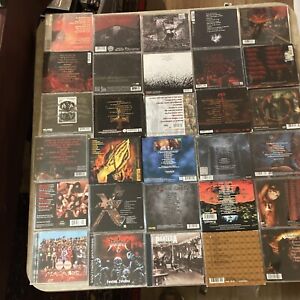 Metal CD Lot  Of 30 Black Doom-Sludge Gothic Death!!!