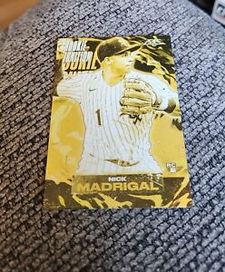 2021 Topps Fire Baseball Nick Madrigal RC Rookie Ignition RI-10 Gold Chicago