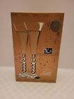 NEW Cristal D’Arques - France Crystal Millenium Champagne Flutes Year 2000