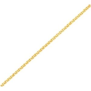 14k Yellow Gold Solid 0.8mm Diamond Cut Braided Square Wheat Chain Thin