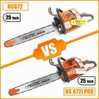72cc Chainsaw Gas Power with 25'' Guide Bar and Chain Compatible with 038 MS 381