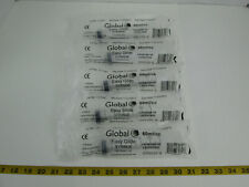 Global Easy Glide Syringe 60ml/cc Sterile Single Use Catheter Tip Lot of 5 skuB