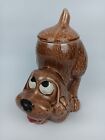 Vintage McCoy Pottery USA Brown Thinking Dog Cookie Jar  0272 McCoy USA
