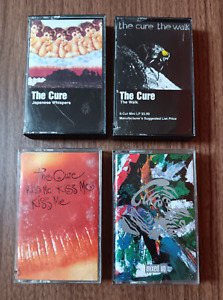New ListingThe Cure - Lot of 4 Cassette Tapes Kiss Me x3, Mixed Up, Walk, Japanese Whispers