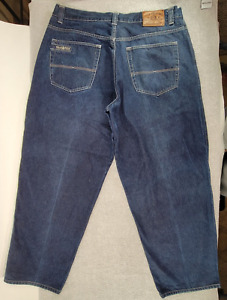 Vintage Pelle Pelle Mens Jeans 42 (Actual 40X33) Marc Buchanan Y2K Baggy Logo