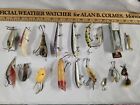 Vintage Fishing Lures Lot of 18 Bait