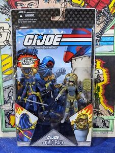 2008, G.I. Joe 25th Anniv. Comic 2 Pack, Cobra Commander & Tripwire, Sealed-NIP.