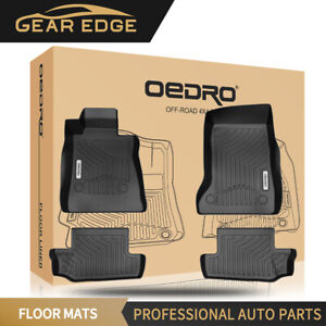 Car Floor Mats Liners For 2016-2024 Chevrolet Camaro All Weather Rubber Carpet
