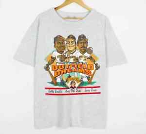 Outfield dreams pittsburgh salem caricature pirates t-shirt gift for fans