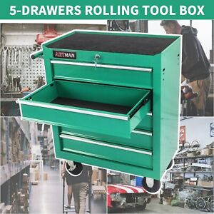 5-Drawer Rolling Tool Cart, Lockable Tool Storage Organizer,Tool Chest Cabinet