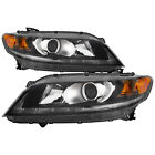 Headlights Set CAPA Left Right Pair For 2013-2015 Honda Accord Coupe