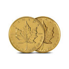 1/10 oz Canadian Gold Maple Leaf Coin (Random Year)