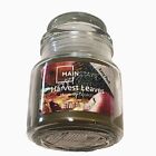 Mainstays Harvest Leaves Jar Candle 3 oz  Green