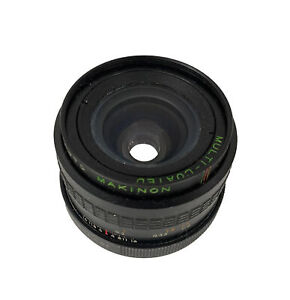 Vintage Auto Makinon Lens 1:2.8 f=28mm Multi-Coated Made In Japan