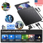 Laptop Desktop PC Windows 11/10 Linux Mac OS External CD/DVD Drive Burner Player