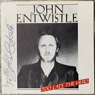 John Entwistle signed Picture Sleeve Record