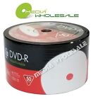 50 HP Blank 16X DVD-R DVDR White Inkjet Hub Printable 4.7GB Recordable Disc