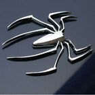 3D Metal Spider Logo Silver Chrome Car Emblem Badge Decal Sticker Accessories (For: INFINITI Q50)