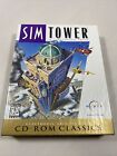 Sim Tower (PC, MAXIS 1994) Big Box CD-Rom Computer Video Game Disc - Retro Disk