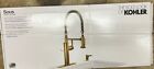 NEW Kohler R10651-SD-2MB Sous Kitchen Faucet - Vibrant Moderne Brass