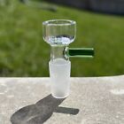 14mm Glass Bowl With Screen Water Pipe Bong Replacement Slide Bowl Piece - Green