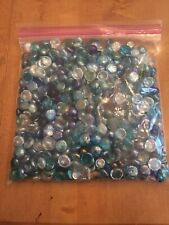 Glass Rocks Centerpieces Weddings Blue Green Clear 5 Lb Bag